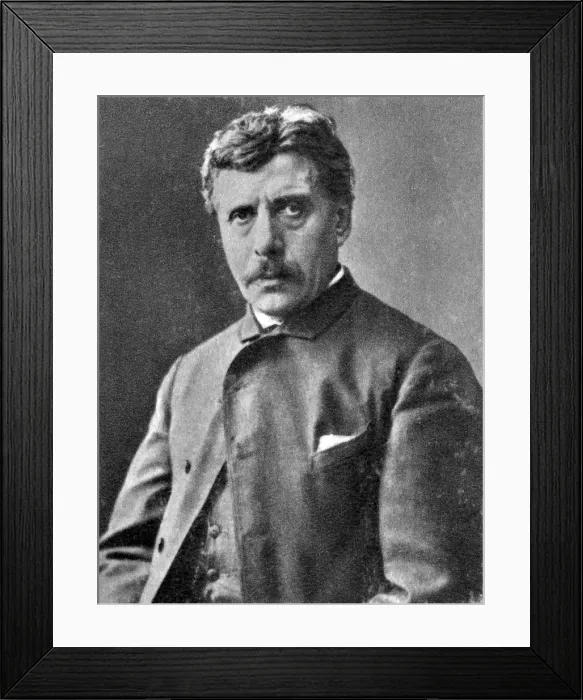 Framed Print : Alexandre Falguiere, French sculptor and painter, 1890 Framed Print : Alexandre Falguiere, French sculptor and painter, 1890