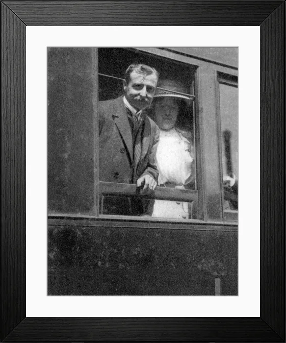 Framed Print : Louis Bleriot, pioneering French aviator, 1909 Framed Print : Louis Bleriot, pioneering French aviator, 1909