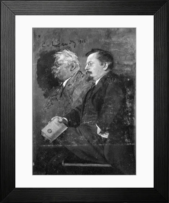Framed Print : Charles-Lucien Leandre, French painter, illustrator and sculptor, 1915 Framed Print : Charles-Lucien Leandre, French painter, illustrator and sculptor, 1915