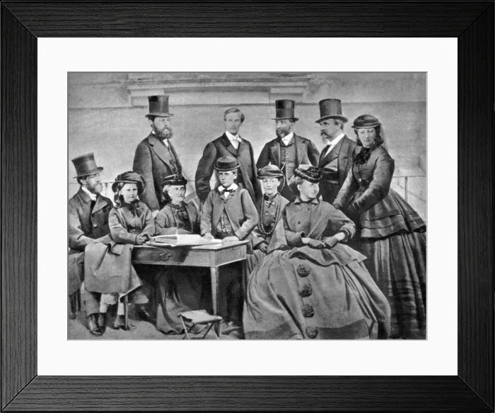 Framed Print : French Imperial Family, 1866 Framed Print : French Imperial Family, 1866