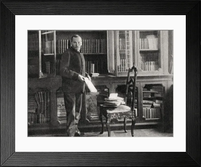 Framed Print : Georges Ohnet, French novelist, 1883 Framed Print : Georges Ohnet, French novelist, 1883