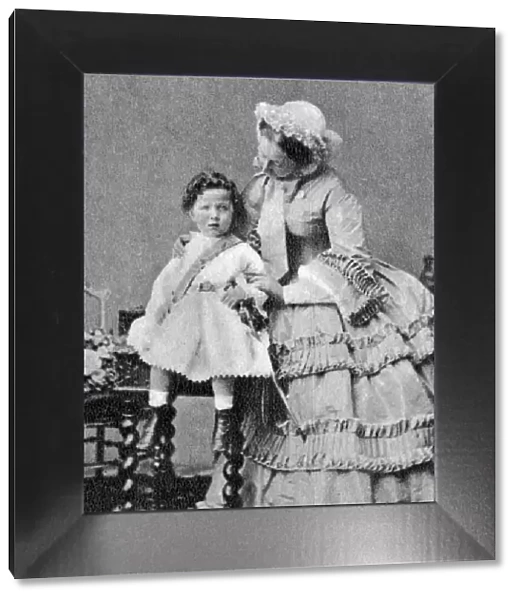 Louis Napoleon, Prince Imperial, as a young child, c1858
