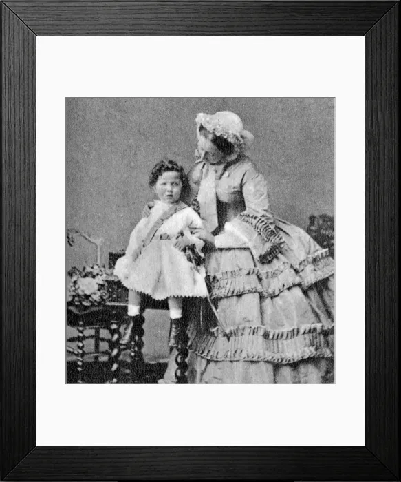 Framed Print : Louis Napoleon, Prince Imperial, as a young child, c1858 Framed Print : Louis Napoleon, Prince Imperial, as a young child, c1858