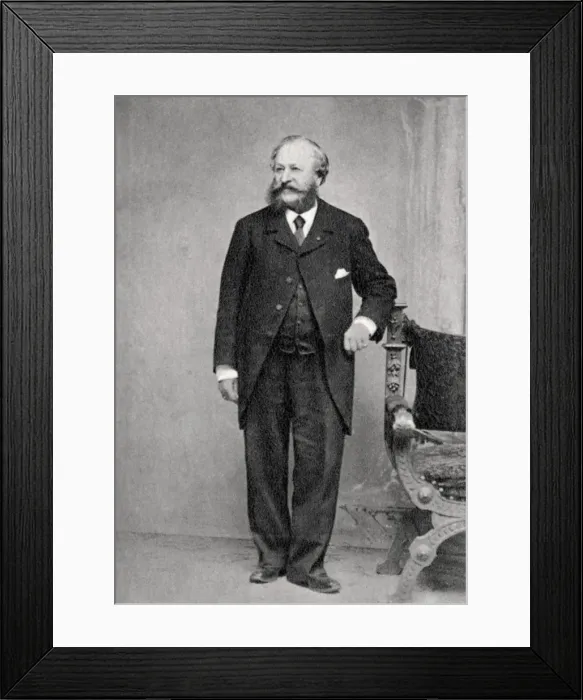 Framed Print : Dr TW Evans, American dentist and biographer of Napoleon III, 19th century Framed Print : Dr TW Evans, American dentist and biographer of Napoleon III, 19th century