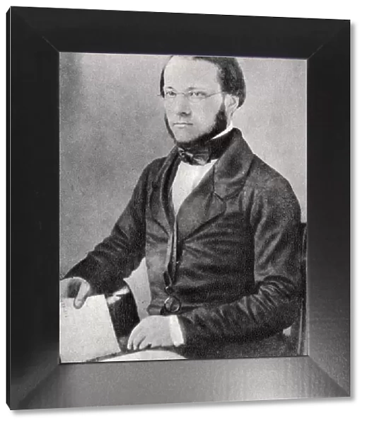 Louis Pasteur, French chemist and microbiologist, 1852