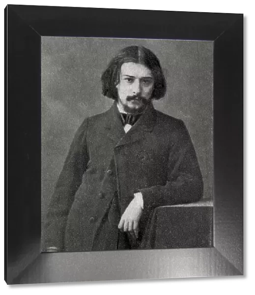 Alphonse Daudet, French novelist, 1869