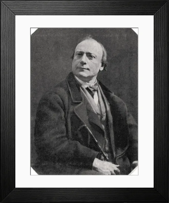 Framed Print : Theodore de Banville, French poet and writer, 1873 Framed Print : Theodore de Banville, French poet and writer, 1873