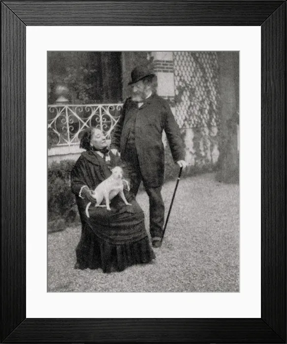 Framed Print : Emile Augier, French dramatist, 1885 Framed Print : Emile Augier, French dramatist, 1885