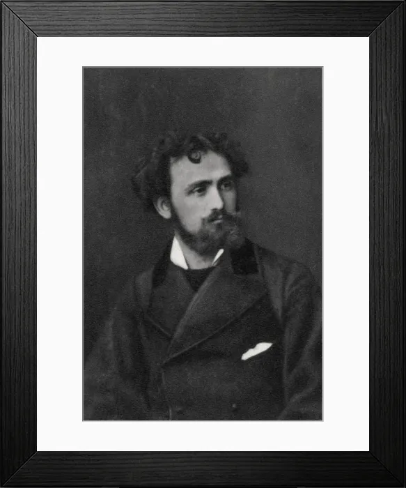 Framed Print : Eugene Delacroix, French artist, 1854 Framed Print : Eugene Delacroix, French artist, 1854