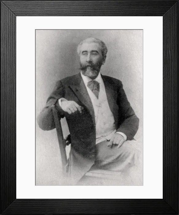 Framed Print : Jose-Maria de Heredia, Cuban-born French poet, 1902 Framed Print : Jose-Maria de Heredia, Cuban-born French poet, 1902