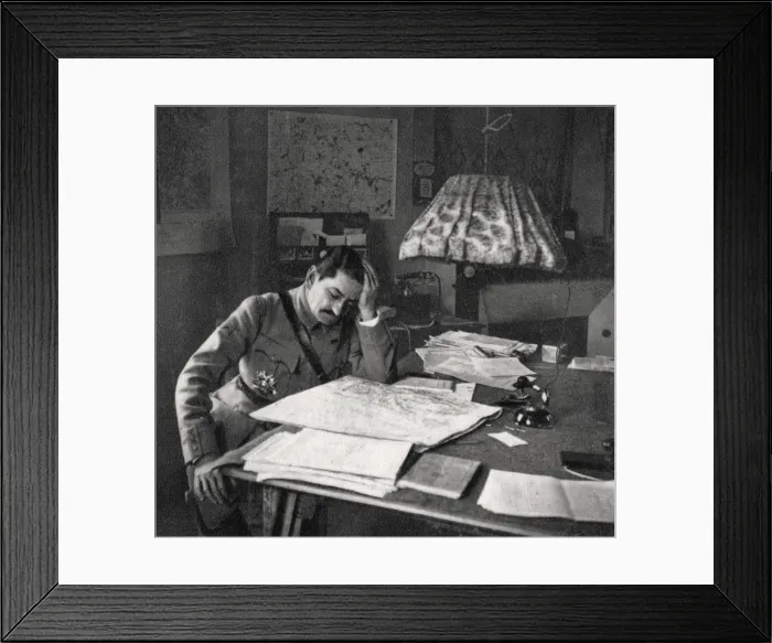 Framed Print : Charles Mangin, French soldier, 1918 Framed Print : Charles Mangin, French soldier, 1918