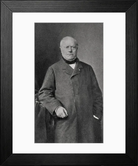 Framed Print : Antoine-Louis Barye, French sculptor, 1862 Framed Print : Antoine-Louis Barye, French sculptor, 1862