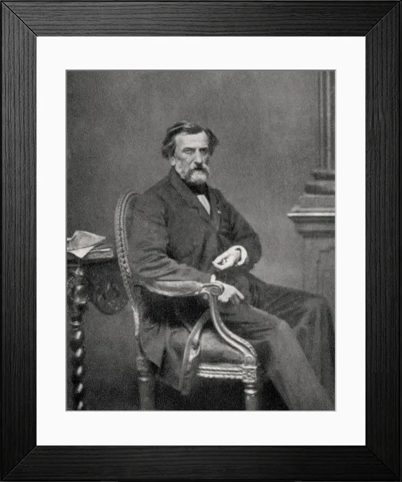 Framed Print : Ambroise Thomas, French opera composer, 1889 Framed Print : Ambroise Thomas, French opera composer, 1889