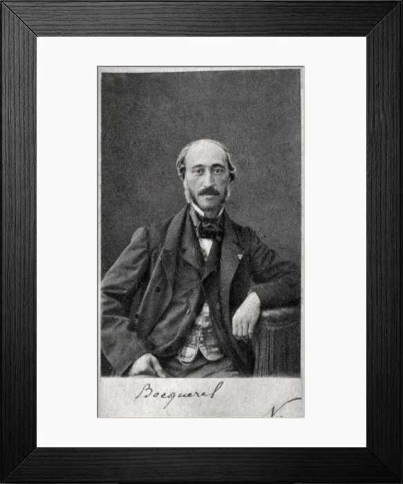 Framed Print : Henri Becquerel, French physicist, late 19th or early 20th century Framed Print : Henri Becquerel, French physicist, late 19th or early 20th century