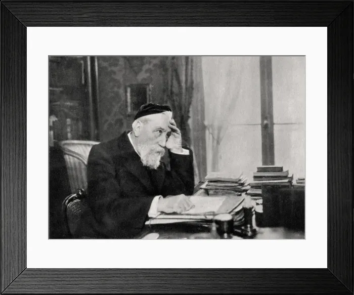 Framed Print : Anatole France, French writer, 1903 Framed Print : Anatole France, French writer, 1903