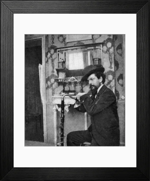 Framed Print : Claude Debussy, French composer, 1909 Framed Print : Claude Debussy, French composer, 1909