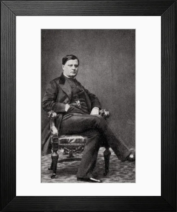 Framed Print : Count Walewski, French statesman, 1854 Framed Print : Count Walewski, French statesman, 1854