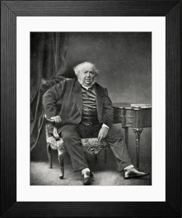 Framed Print : Jules Janin, French author and critic, 1870