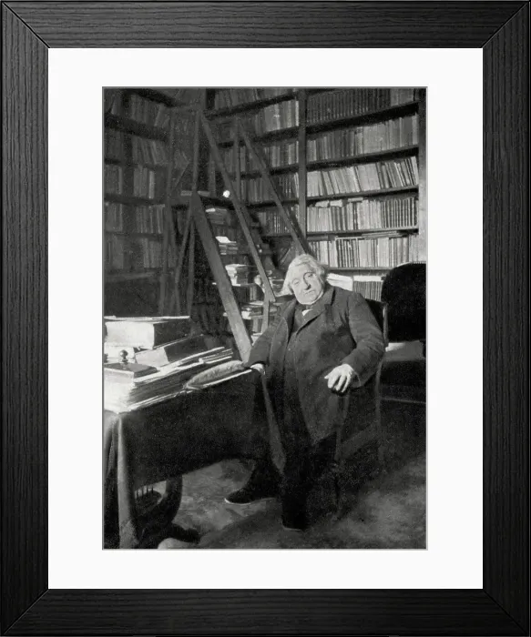 Framed Print : Ernest Renan, French philosopher and writer, 1890 Framed Print : Ernest Renan, French philosopher and writer, 1890