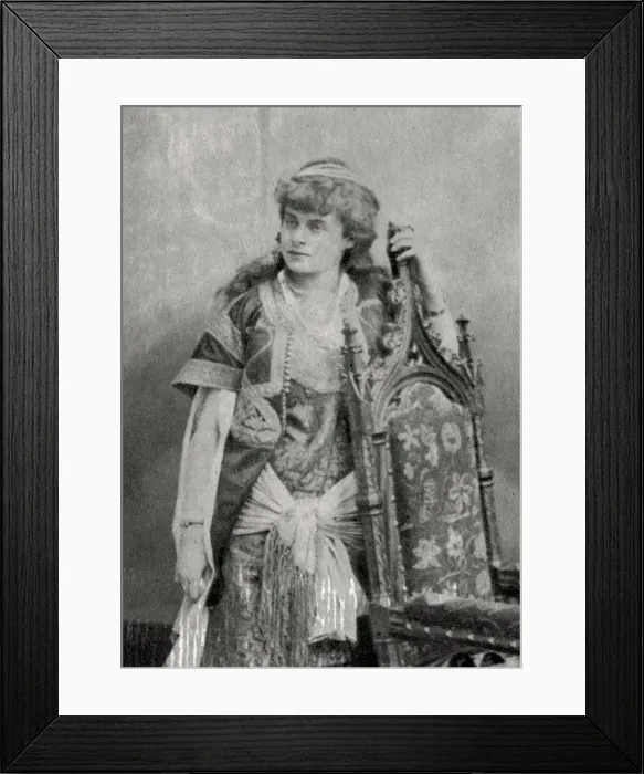 Framed Print : Julie Feyghine, French actress, 1881 Framed Print : Julie Feyghine, French actress, 1881