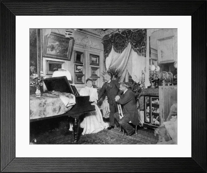 Framed Print : Stephane Mallarme, French poet and critic, c1890s Framed Print : Stephane Mallarme, French poet and critic, c1890s