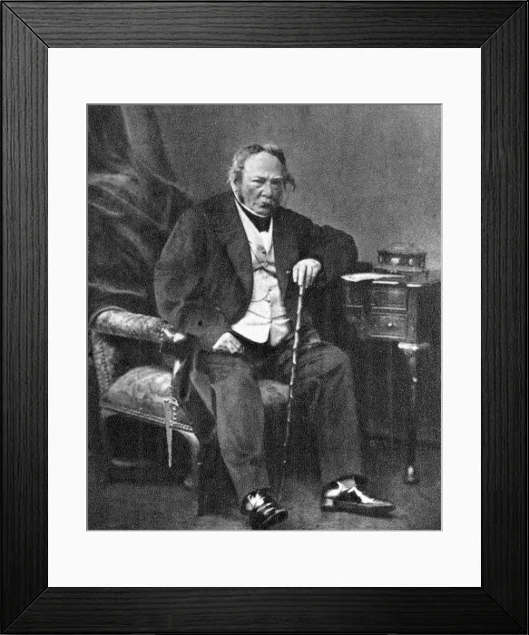 Framed Print : Charles Paul de Kock, French novelist, 1870 Framed Print : Charles Paul de Kock, French novelist, 1870