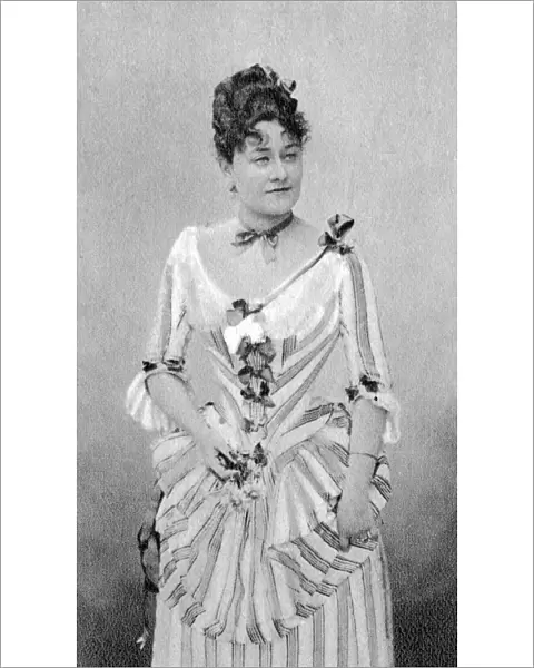 Marie Grisier Montbazon, French mezzo-soprano and actress, 1877