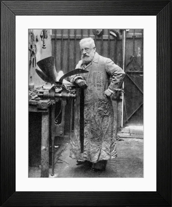 Framed Print : Fernand Forest, French inventor, 1888 Framed Print : Fernand Forest, French inventor, 1888