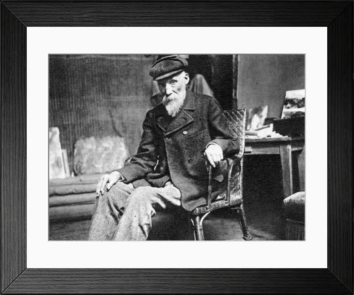 Framed Print : Pierre-Auguste Renoir, French artist, 1917 Framed Print : Pierre-Auguste Renoir, French artist, 1917