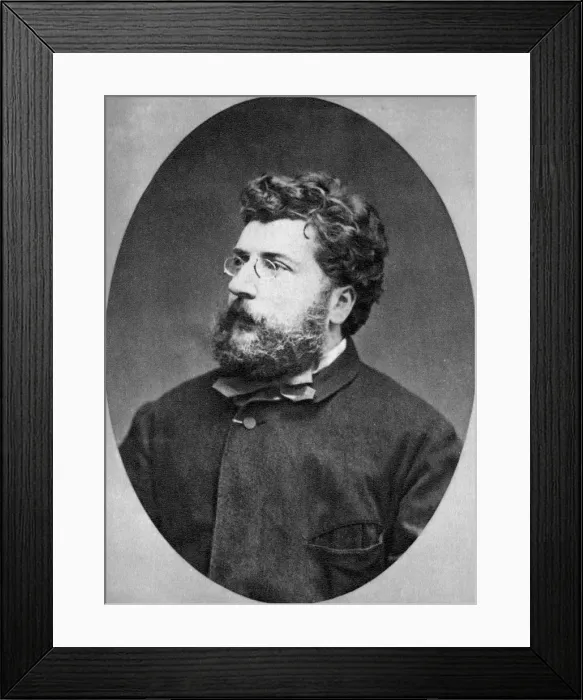 Framed Print : Georges Bizet, French composer, 1874 Framed Print : Georges Bizet, French composer, 1874