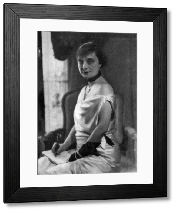 Framed Print : Anna de Noailles, French author, 1930 Framed Print : Anna de Noailles, French author, 1930