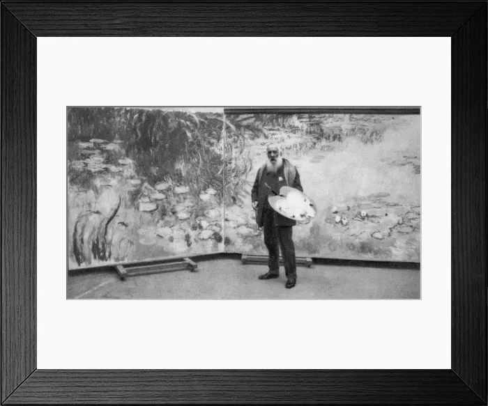 Framed Print : Claude Monet, French Impressionist painter, 1923 Framed Print : Claude Monet, French Impressionist painter, 1923
