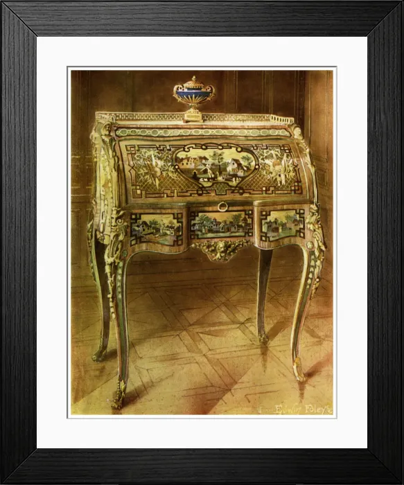 Framed Print : Escritoire a toilette, French, Victoria and Albert Museum, London, 1911-1912. Artist: Edwin Foley Framed Print : Escritoire a toilette, French, Victoria and Albert Museum, London, 1911-1912. Artist: Edwin Foley