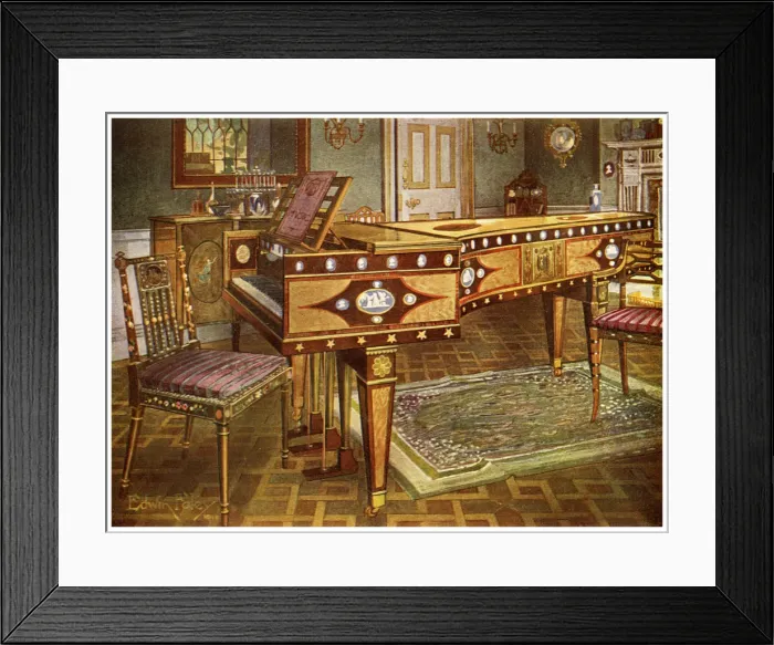 Framed Print : Late 18th century decorative furniture, 1911-1912. Artist: Edwin Foley Framed Print : Late 18th century decorative furniture, 1911-1912. Artist: Edwin Foley