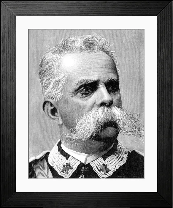 Framed Print : King Umberto I of Italy, 1900 Framed Print : King Umberto I of Italy, 1900