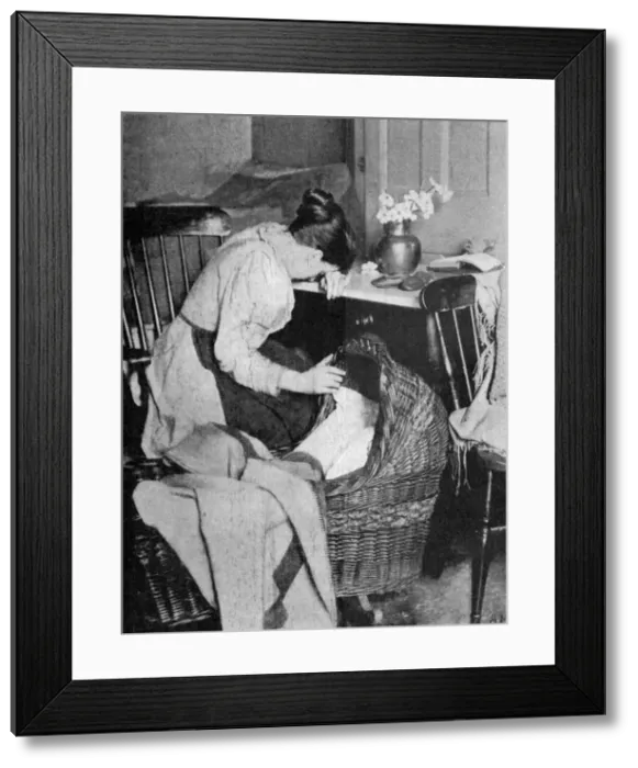 Framed Print : The Empty Cradle, 1900 Framed Print : The Empty Cradle, 1900