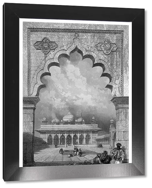 The Moti Musjid or Pearl Mosque, Agra, Hindustan. Artist: James Gardner