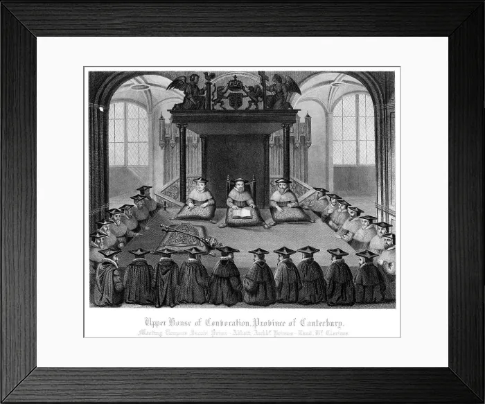 Framed Print : Upper House of Convocation, Province of Canterbury Framed Print : Upper House of Convocation, Province of Canterbury