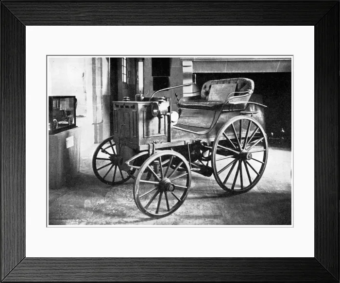 Framed Print : Panhard and Levassors petrol driven motor car, 1892 (1956) Framed Print : Panhard and Levassors petrol driven motor car, 1892 (1956)