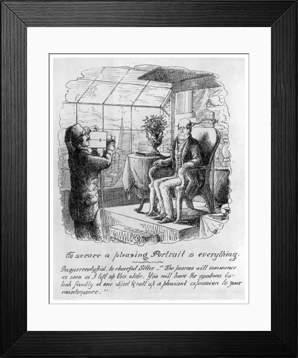 Framed Print : Taking a Daguerreotype, 1855 (1956) Framed Print : Taking a Daguerreotype, 1855 (1956)