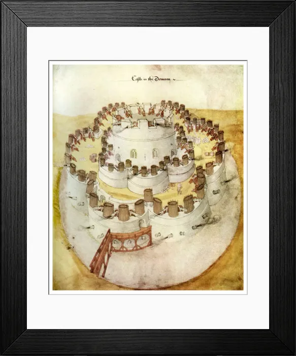 Framed Print : Tudor fort, Sandown, Kent, c1540 (1956) Framed Print : Tudor fort, Sandown, Kent, c1540 (1956)