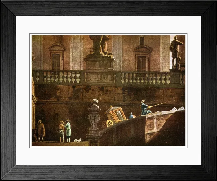 Framed Print : A coach in Rome, 18th century (1956) Framed Print : A coach in Rome, 18th century (1956)