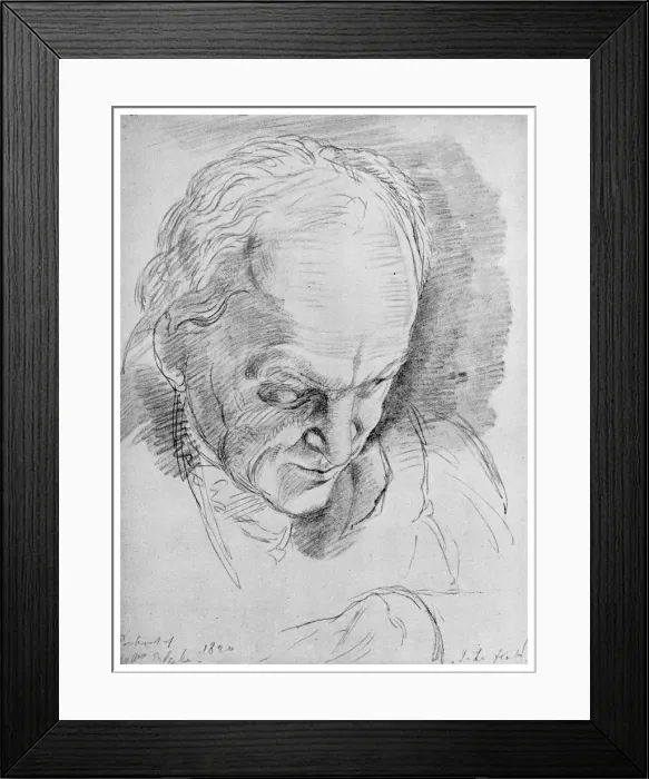 Framed Print : William Blake, English mystic, poet, artist and engraver, 19th century (1956) Framed Print : William Blake, English mystic, poet, artist and engraver, 19th century (1956)