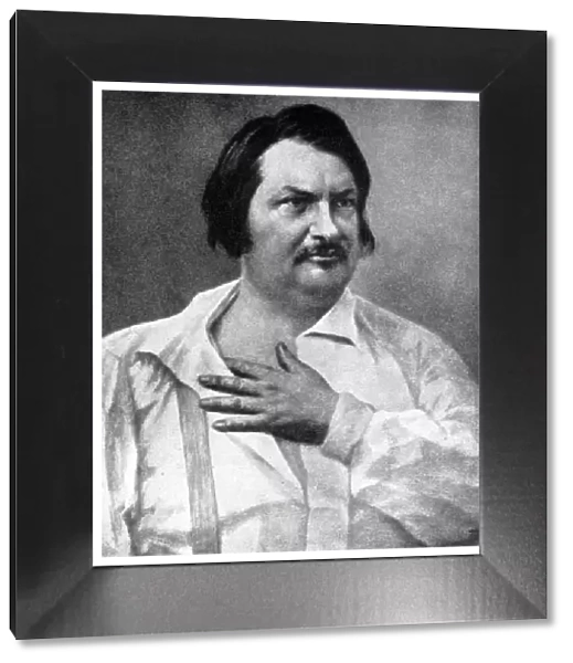 Honore de Balzac, French novelist, 19th century (1956)
