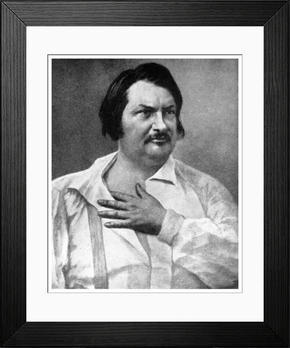 Framed Print : Honore de Balzac, French novelist, 19th century (1956) Framed Print : Honore de Balzac, French novelist, 19th century (1956)