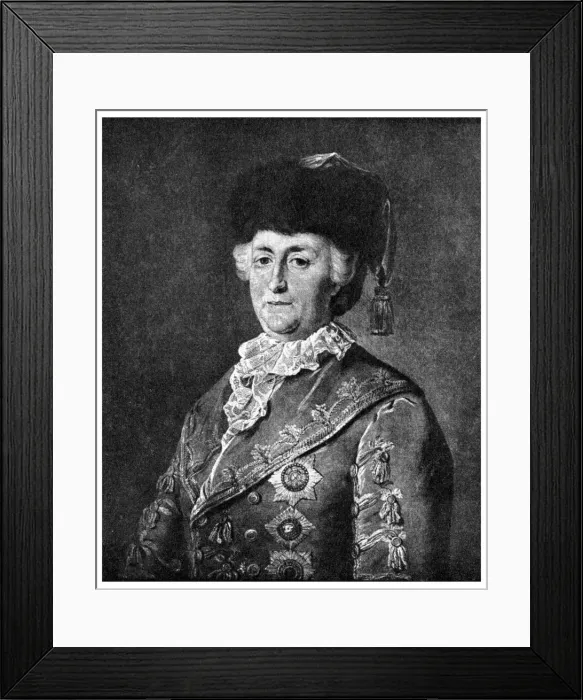 Framed Print : Catherine the Great, Empress of Russia, 1787 (1956) Framed Print : Catherine the Great, Empress of Russia, 1787 (1956)