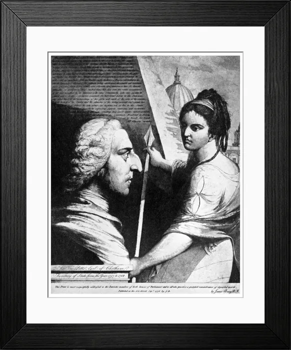 Framed Print : William Pitt, Earl of Chatham, British politician, 18th century (1956) Framed Print : William Pitt, Earl of Chatham, British politician, 18th century (1956)