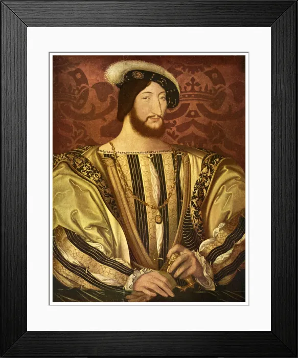 Framed Print : Francis I, King of France, c1520-1525 (1956) Framed Print : Francis I, King of France, c1520-1525 (1956)