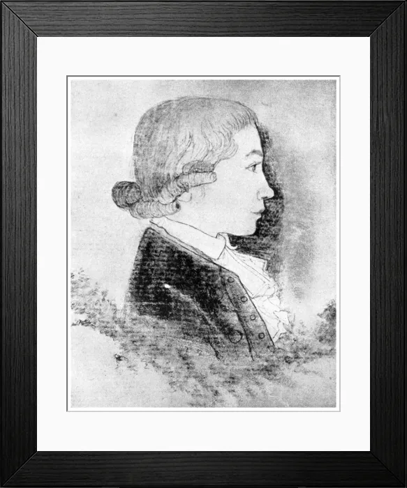 Framed Print : Friedrich Holderlin, German poet, 19th century (1956) Framed Print : Friedrich Holderlin, German poet, 19th century (1956)