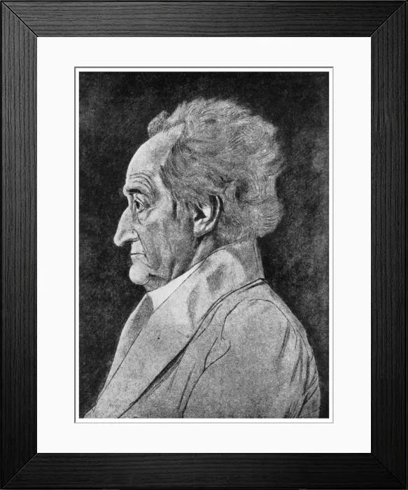 Framed Print : Goethe, German poet, 19th century (1956) Framed Print : Goethe, German poet, 19th century (1956)
